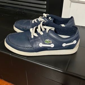 Men’s Navy Lacoste shoes
